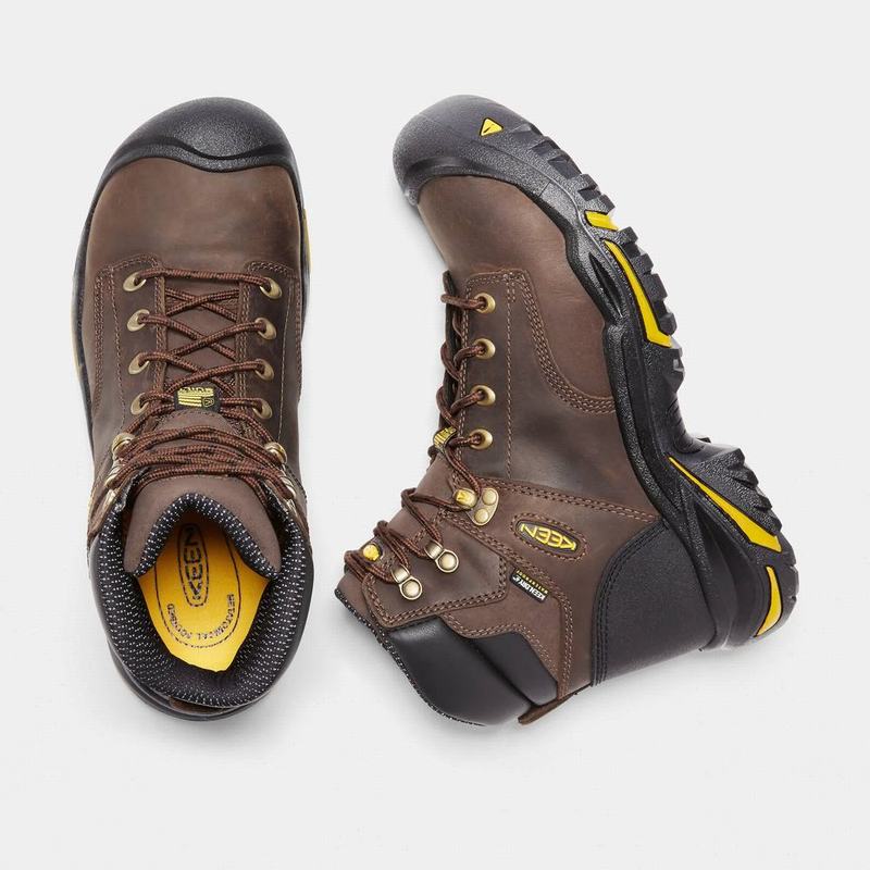 Keen Mt Vernon 6" Steel Toe Mens Work Boots Brown Wholesale (1570-SOCRV)